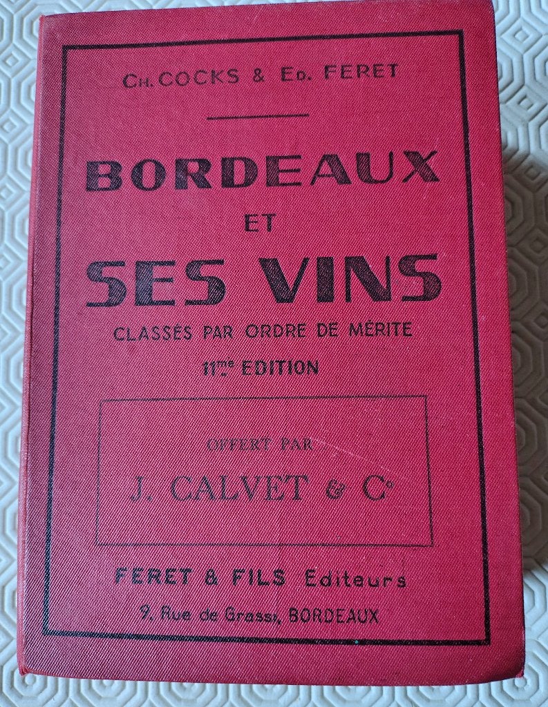 Vintage Wijnboek Bordeaux er des vins, Verzamelen, Gebruikt, Ophalen of Verzenden, Overige typen, Frankrijk