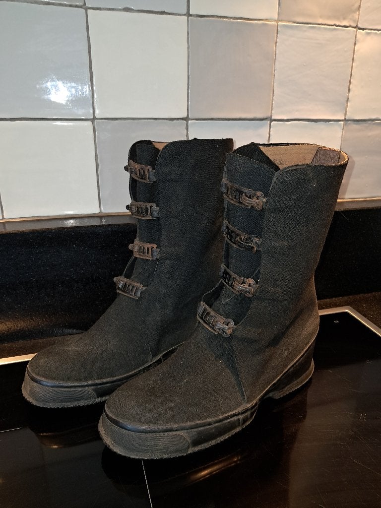 US WW2 Arctic Overshoes, Cloth Top, 1944, Verzenden, Landmacht, Kleding of Schoenen