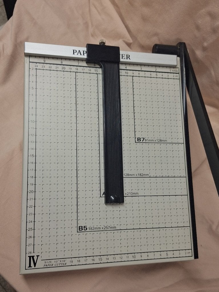 Manuele papier/foto-snijder, Diversen, Schrijfwaren, Ophalen, Zo goed als nieuw