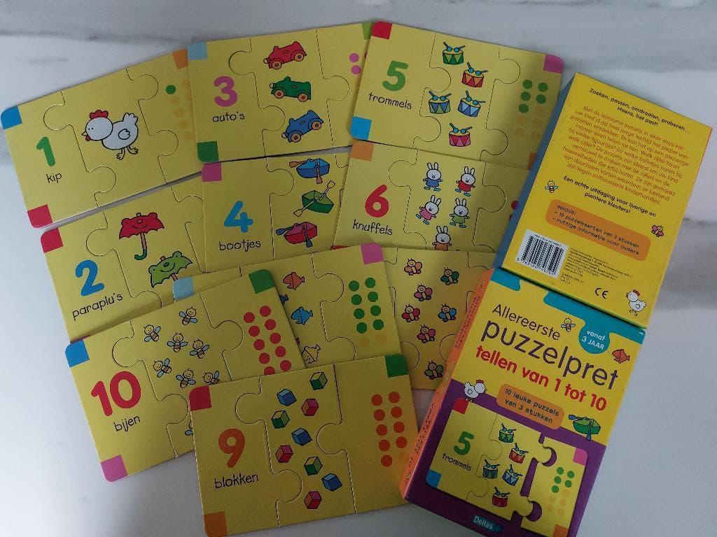 Puzzelpret- tellen van 1 tot 10, Kinderen en Baby's, Ophalen, Gebruikt, Puzzelen