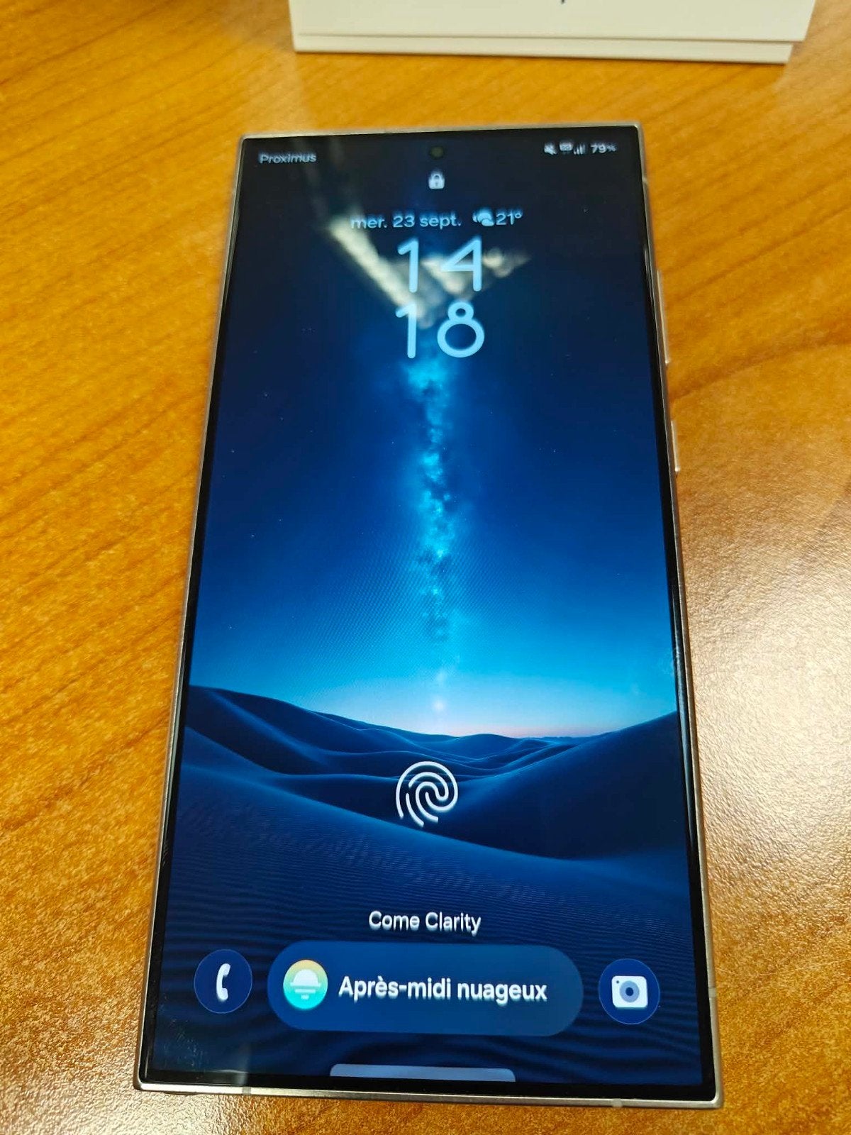 Samsung Galaxy s24 ultra, Enlèvement