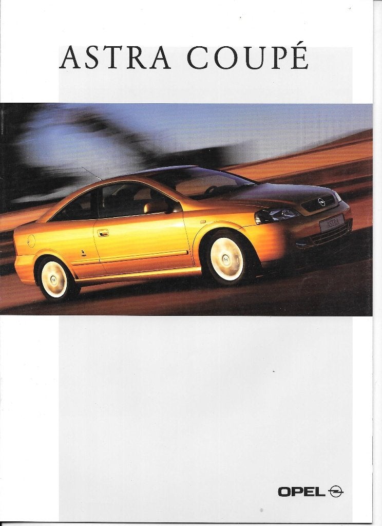 OPEL ASTRA COUPE,  jaar 2000, Livres, Enlèvement ou Envoi, Comme neuf, Opel