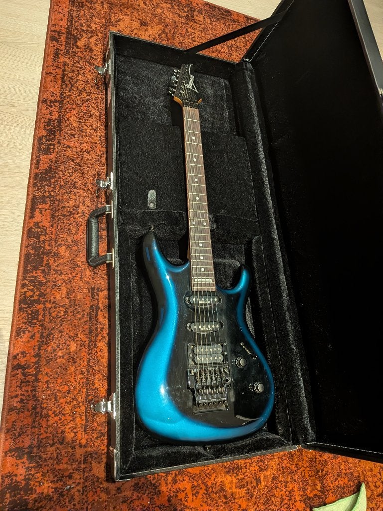 Ibanez Radius R540 Blue Burst - 1991 - Japan - DImarzio, Musique & Instruments, Enlèvement, Utilisé, Solid body, Ibanez