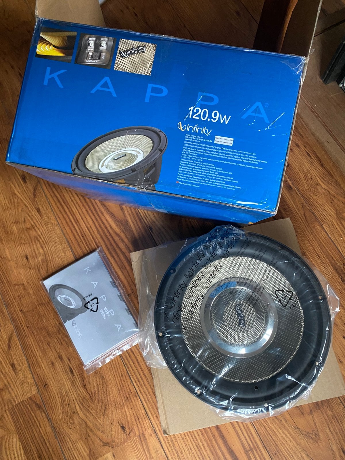 Set Kappa Infinity 12” speakers 350 W rms, TV, Hi-fi & Vidéo, Enlèvement ou Envoi, Neuf