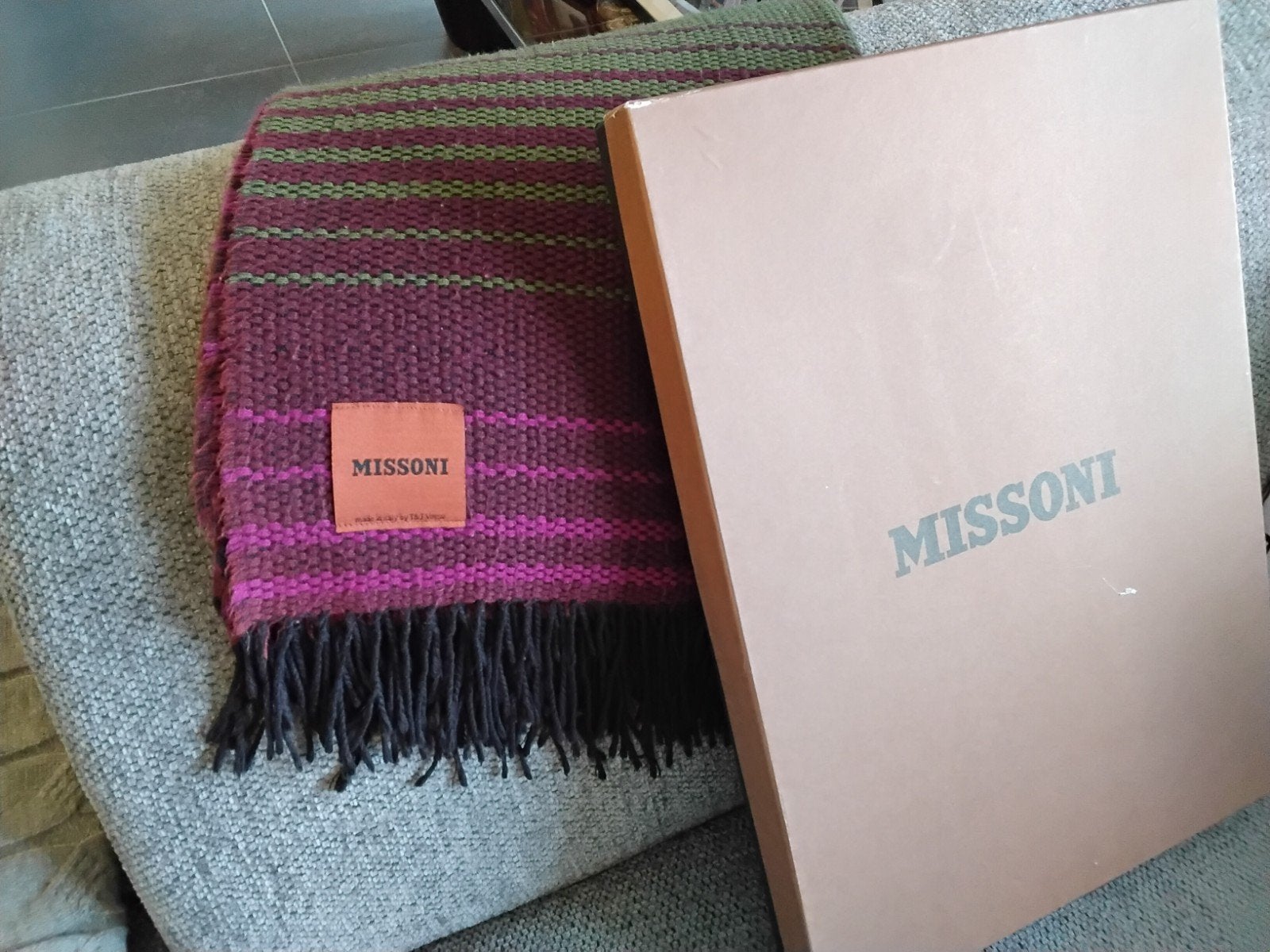 MISSONI.  deken, Huis en Inrichting, Ophalen