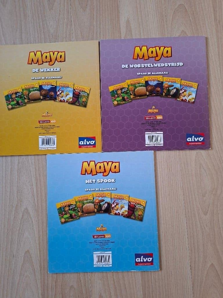 Set van 3 Maya de Bij Avonturenboeken (Studio 100), Livres, Enlèvement ou Envoi, Utilisé