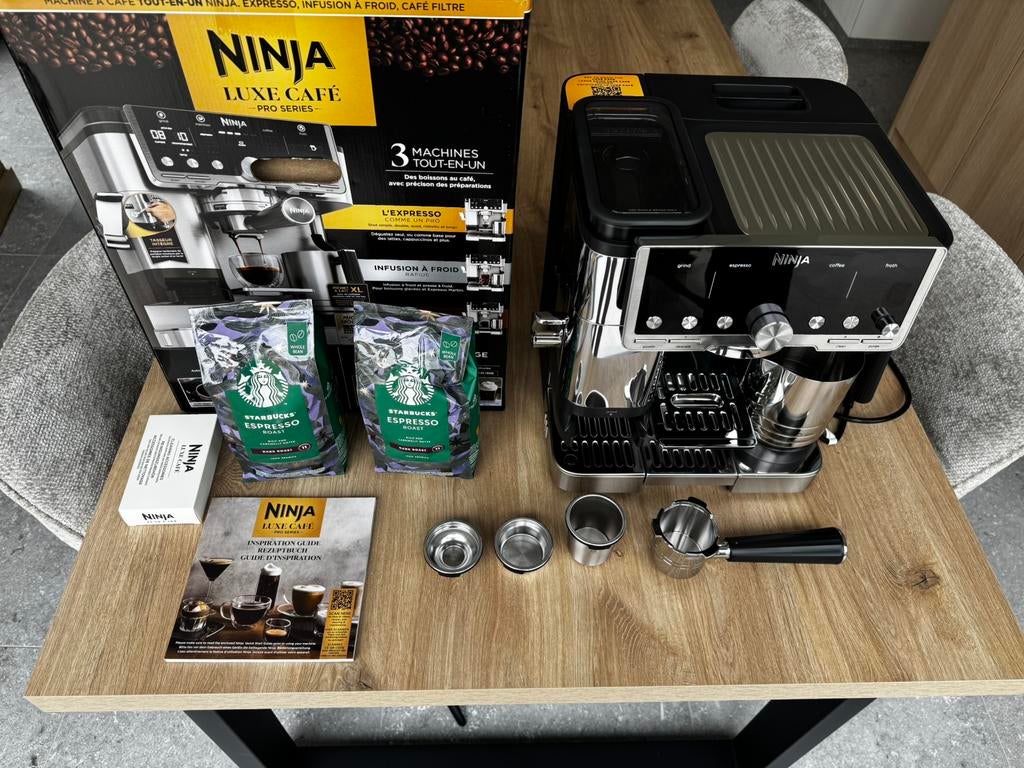 Koffiemachine met bonen - Ninja ES701EU - 8m Garantie, Enlèvement, Cafetière, Café en grains