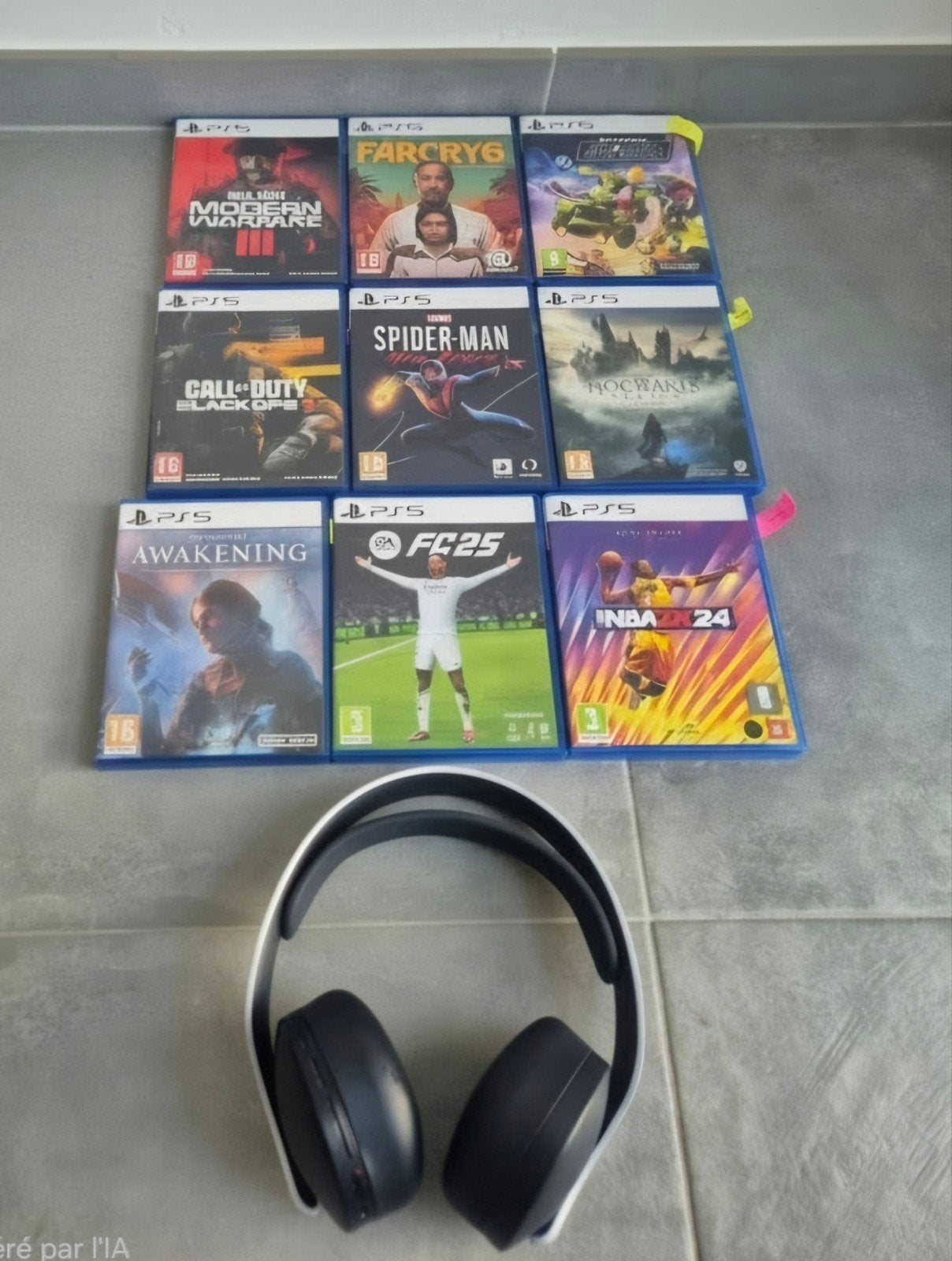 accessoires et jeux ps5 en excellent état, Enlèvement, Comme neuf