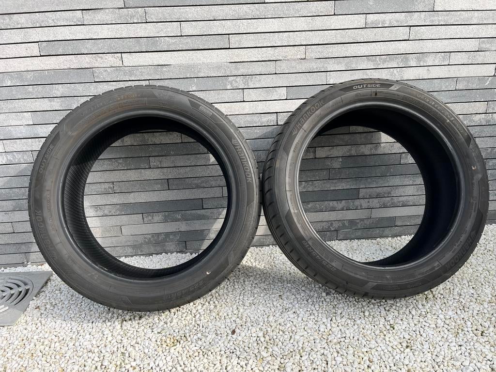 Hankook 225/45R18 run flat, Motoren, Ophalen, Gebruikt