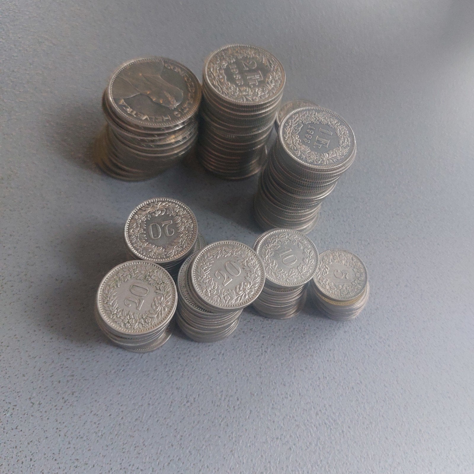 Lotje van munten / Zwitserland / 170 Zwitserse frank = 180€, Postzegels en Munten, Ophalen of Verzenden, Overige landen, Losse munt