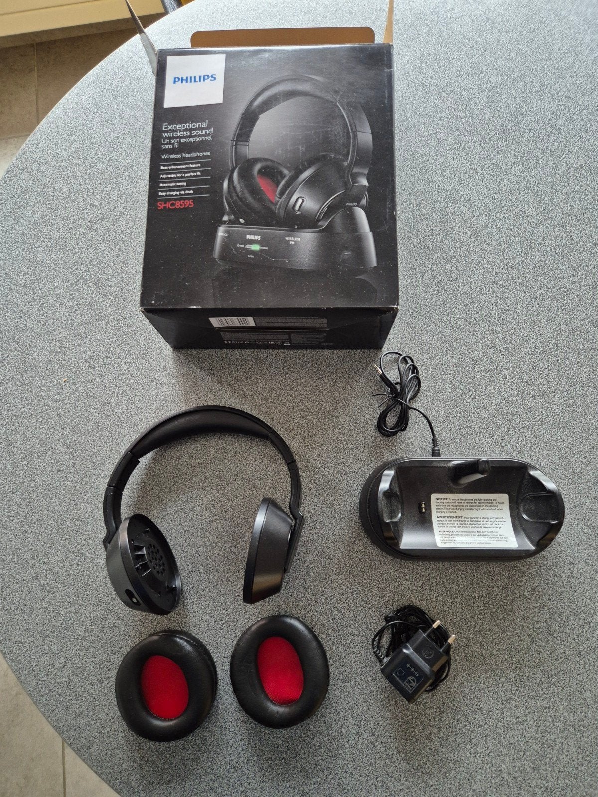 Philips SHC8595 Headset., Philips, Enlèvement ou Envoi, Basses supplémentaires, Comme neuf