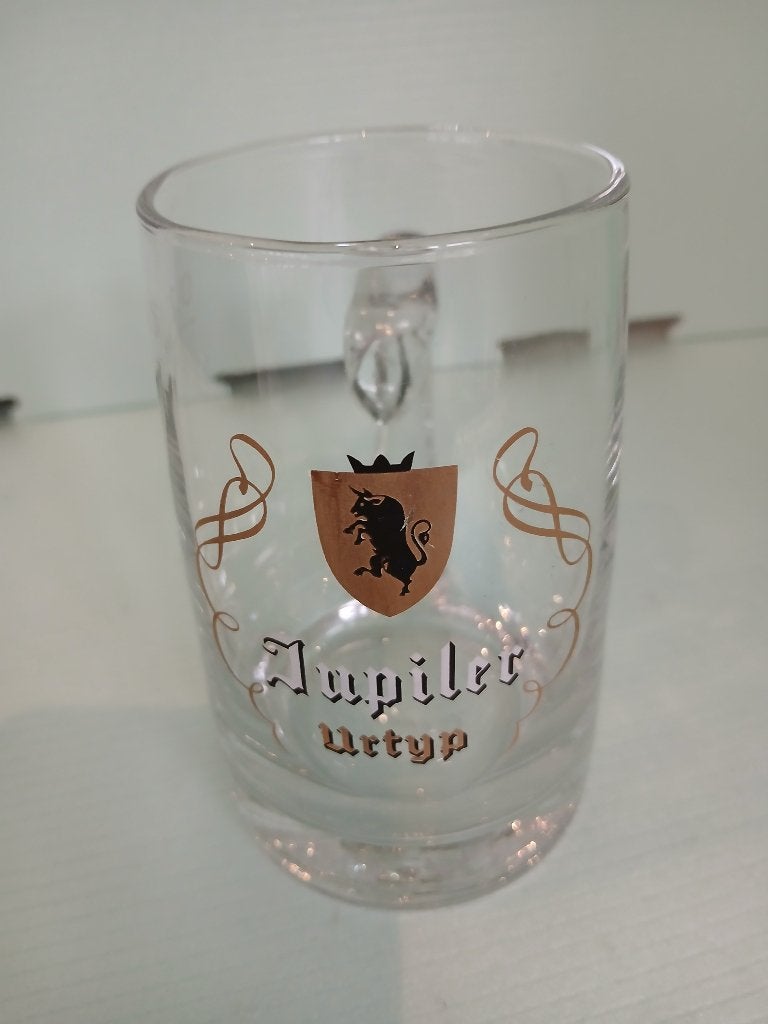 Mooie en oude glazen beker van JUPILER URTYP, Verzamelen, Ophalen of Verzenden, Zo goed als nieuw, Pul(len), Jupiler