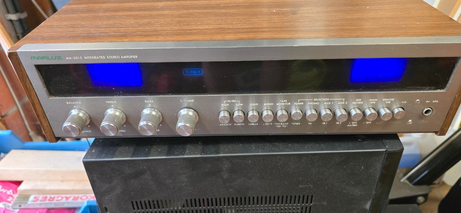 marlux ma-2015, Audio, Tv en Foto, Versterkers en Ontvangers, Gebruikt, Ophalen, Overige merken, Minder dan 60 watt