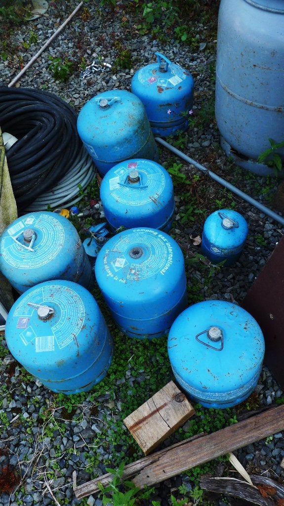 camping gaz, Enlèvement