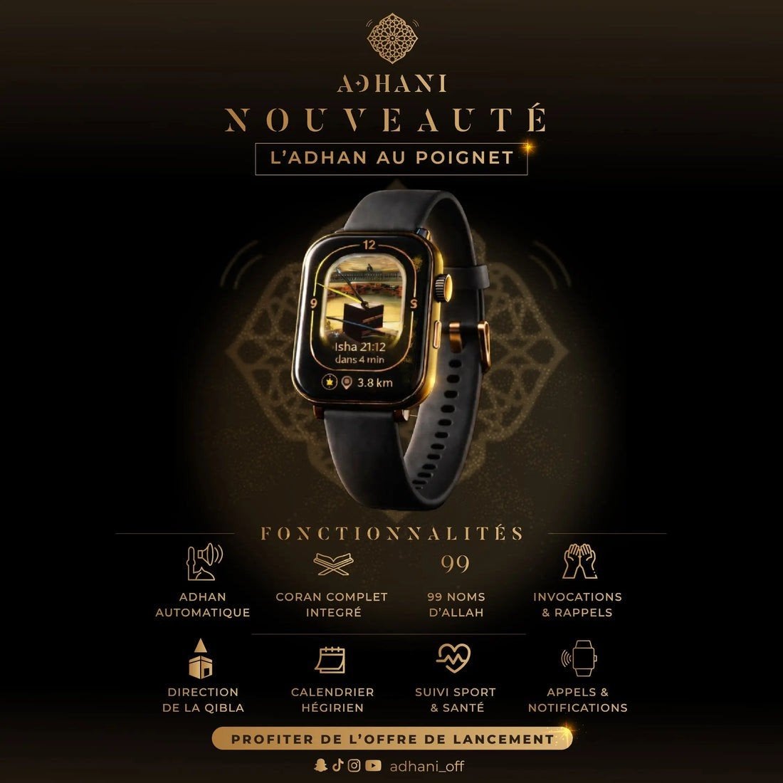 Montre connectée, Enlèvement ou Envoi