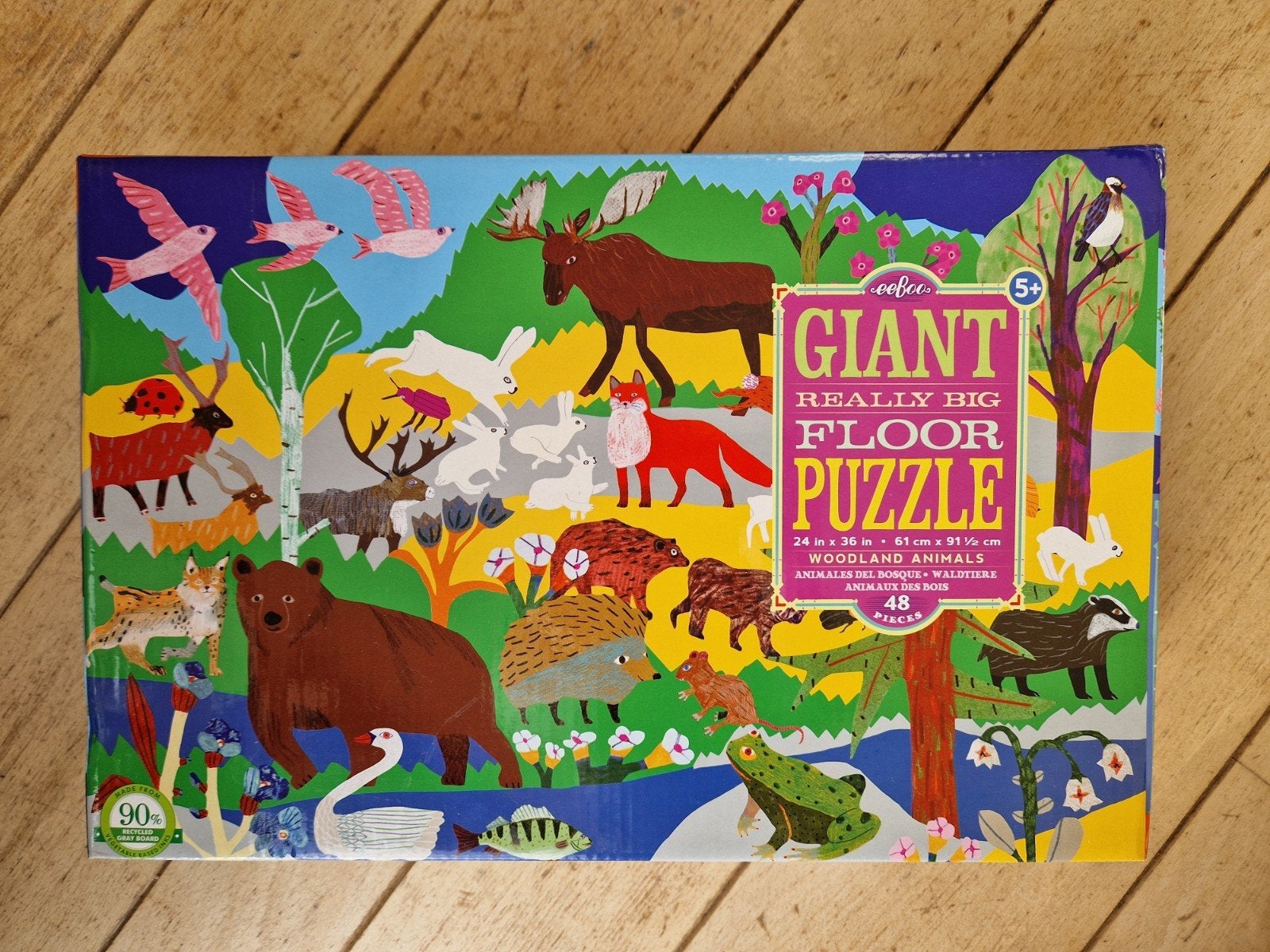 grote vloerpuzzel, Ophalen, 10 tot 50 stukjes, Gebruikt, 4 tot 6 jaar