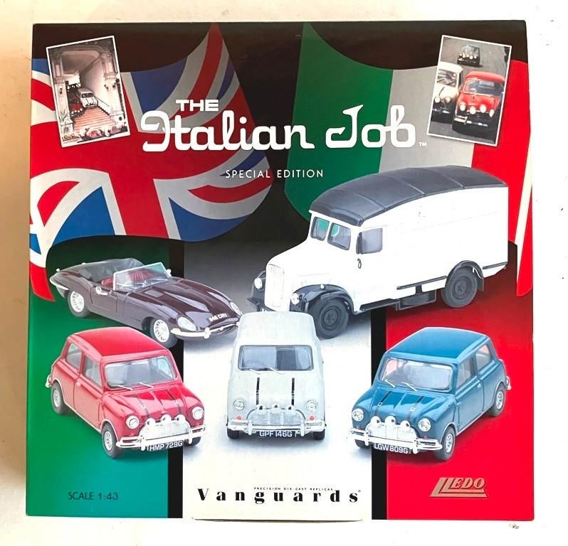 Italian Job set Lledo Vanguards IJ1005., Hobby & Loisirs créatifs, Voitures miniatures | 1:43, Comme neuf, Voiture, Vanguards