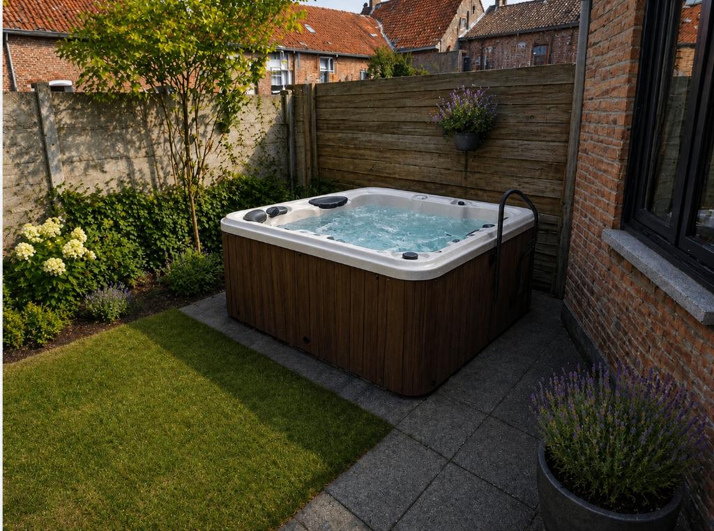 Jacuzzi occasion – entièrement fonctionnel a venir chercher, Jardin & Terrasse, Enlèvement, Couverture