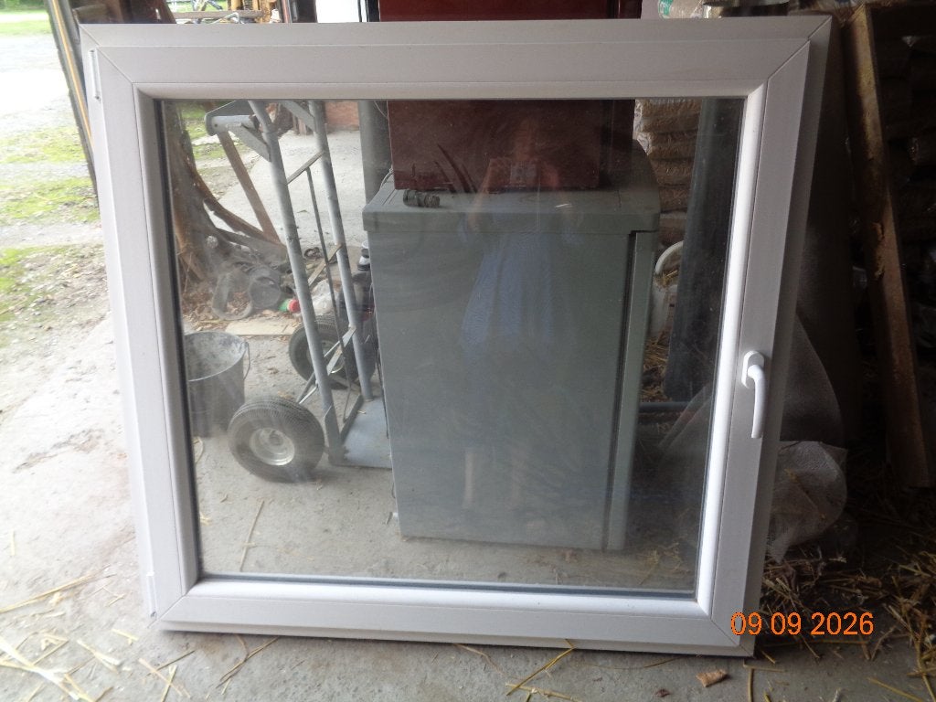 fenêtre oscillo-battant H120/L126 marque schuco, Double vitrage, 120 à 160 cm, Comme neuf, Fenêtre de façade ou Vitre