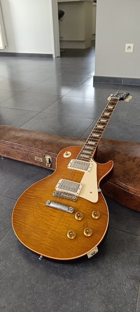 Gibson Les Paul 59 Custom Shop, Ophalen of Verzenden, Gebruikt, Solid body, Gibson