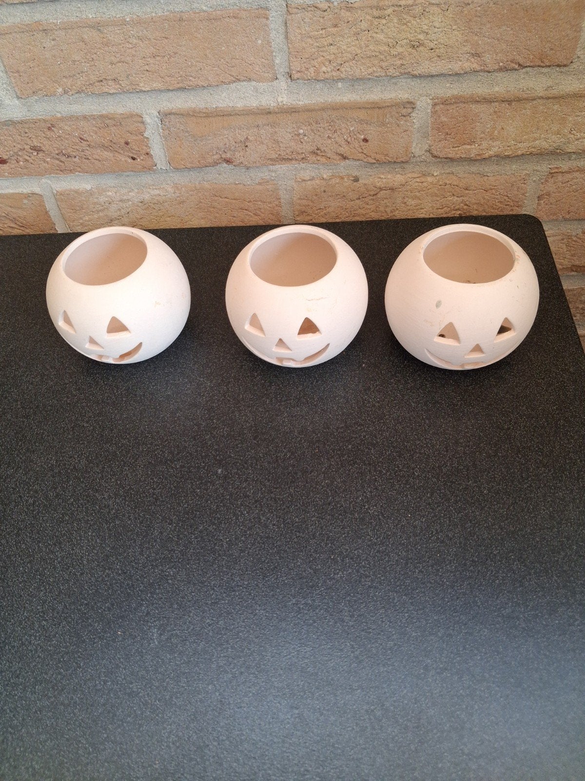 pompoen theelichthouder, Ophalen