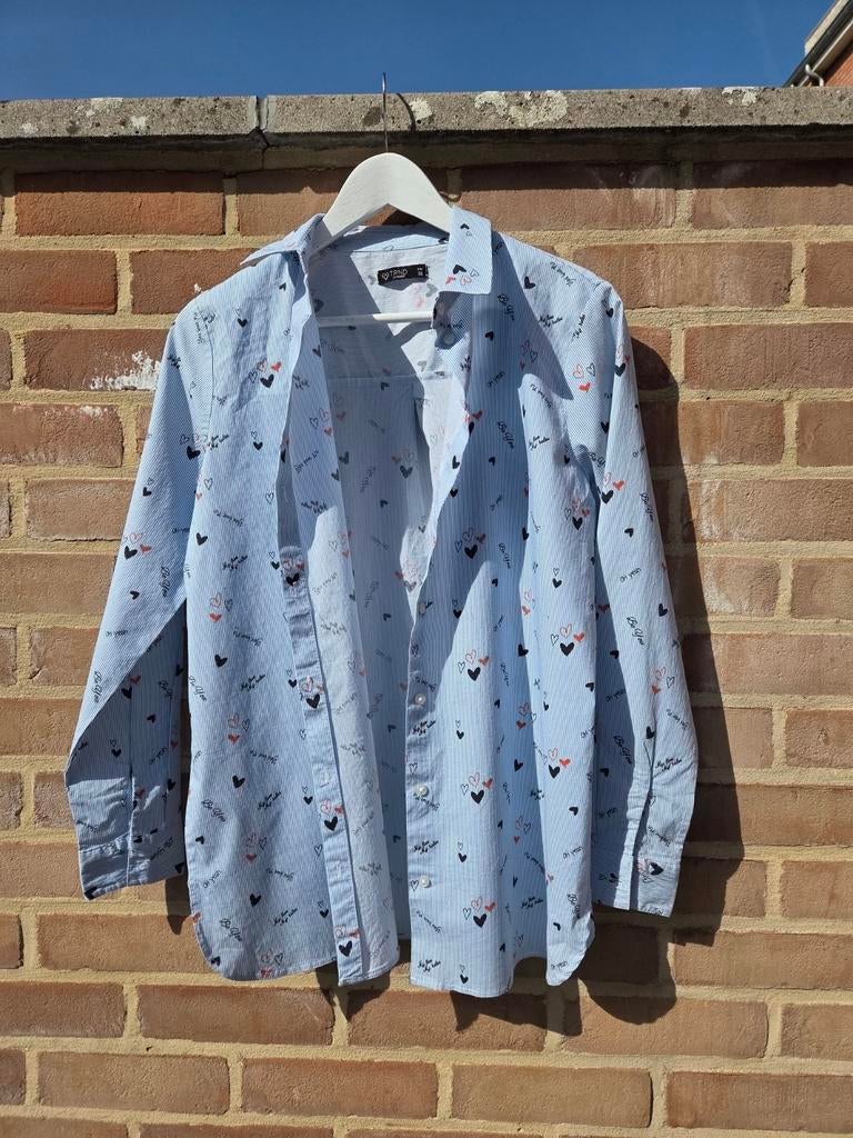 Leuke blouse met hartjesmotief maat 38 Bel&bo katoen, Kleding | Dames, Blouses en Tunieken, Maat 38/40 (M), Wit, Bel & Bo, Nieuw