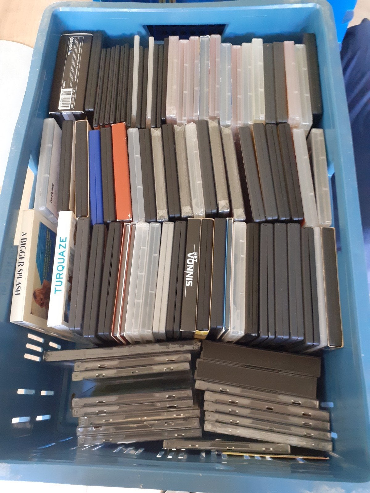 Zeer groot lot DVD"S, Cd's en Dvd's, Ophalen