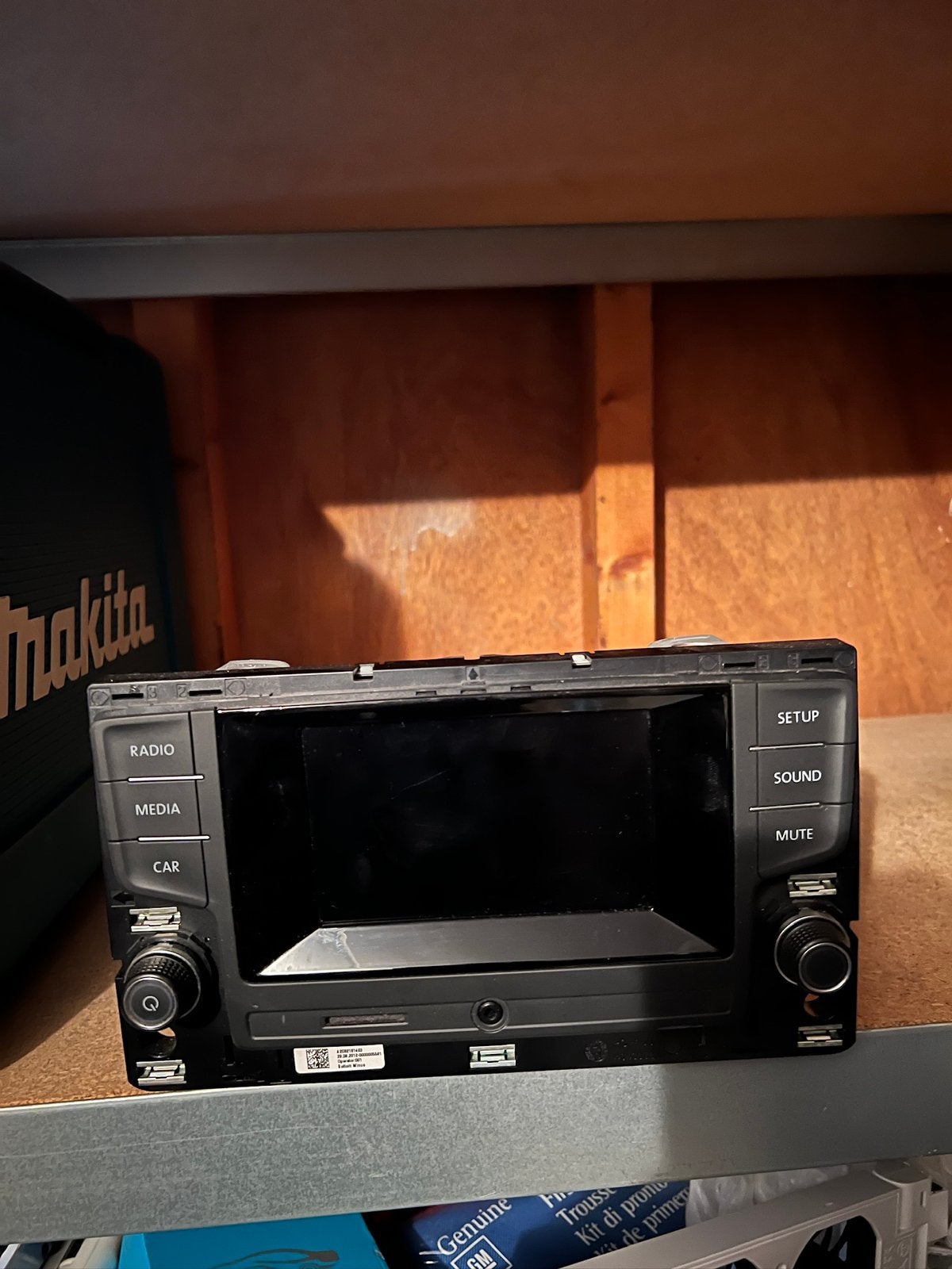originele Volkswagen Golf 7 infotainment/radio-unit, Ophalen of Verzenden, Zo goed als nieuw
