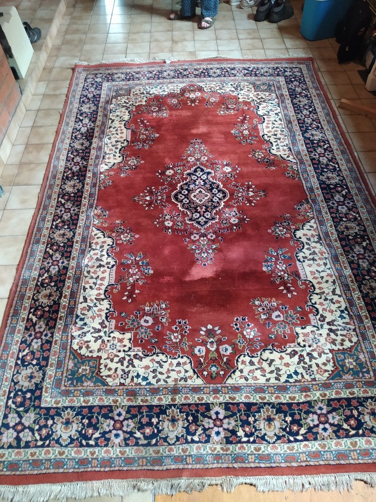 oosters tapijt, Huis en Inrichting, Ophalen, 150 tot 200 cm, Blauw, 200 cm of meer