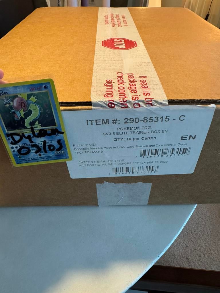 SEALED 151 Elite Trainer Box Case (10 etb’s), Ophalen of Verzenden, Nieuw