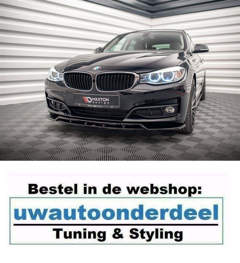 Maxton Design Spoiler Splitter Lip Voor Bmw 3 Serie GT F34, Auto diversen, Tuning en Styling, Verzenden