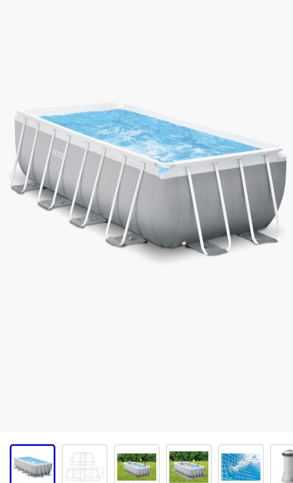 intex zwembad 4m op 2m met ladder en zandfilter,., Tuin en Terras, Ophalen