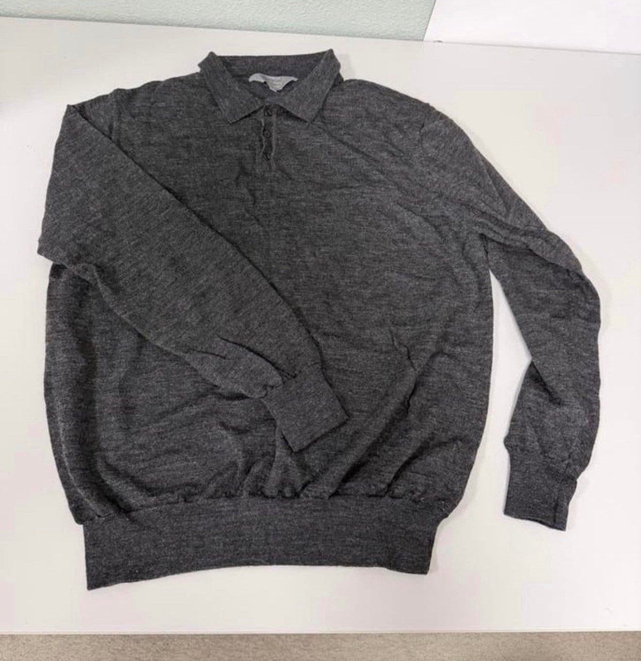 Gilet polo laine mérinos Hayward Mount Street 2XL XXL gris, Enlèvement ou Envoi, Comme neuf, Autres tailles, Gris