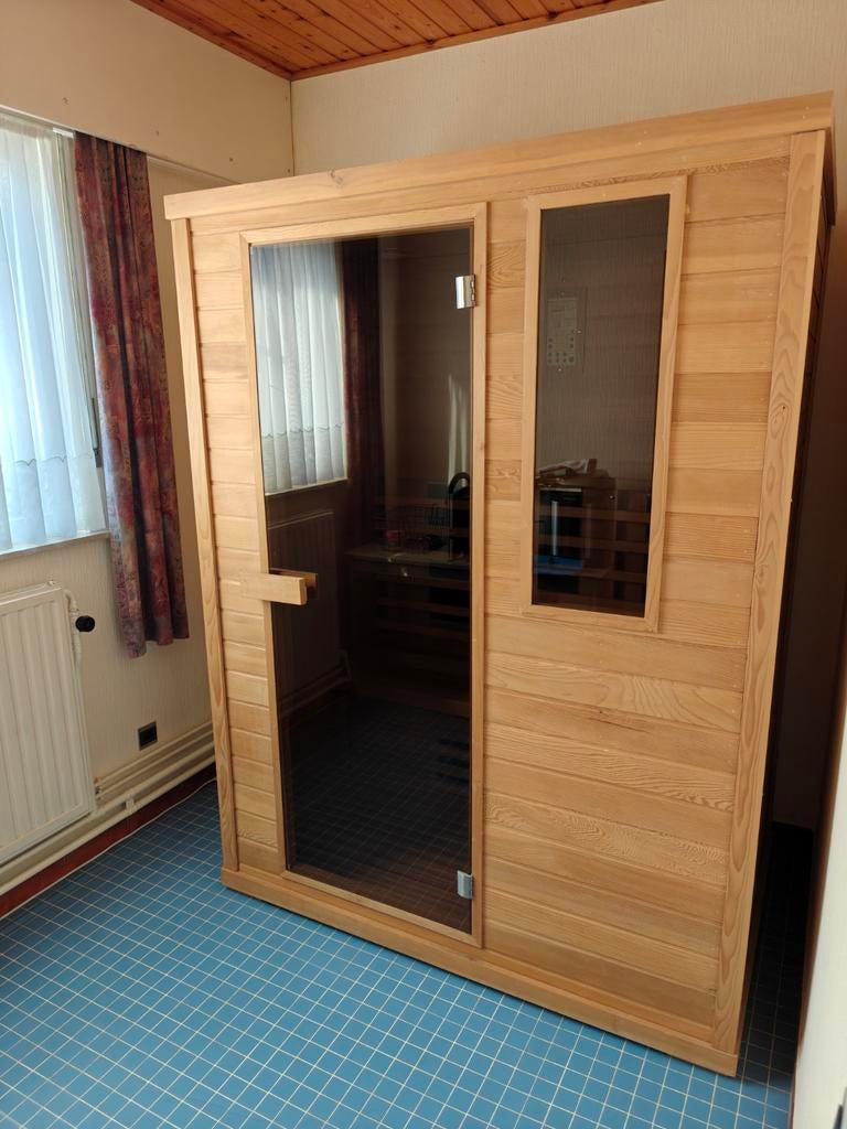 3-persoons infrarood sauna cabine – zeer goede staat, Ophalen, Nieuw, Infrarood, Complete sauna