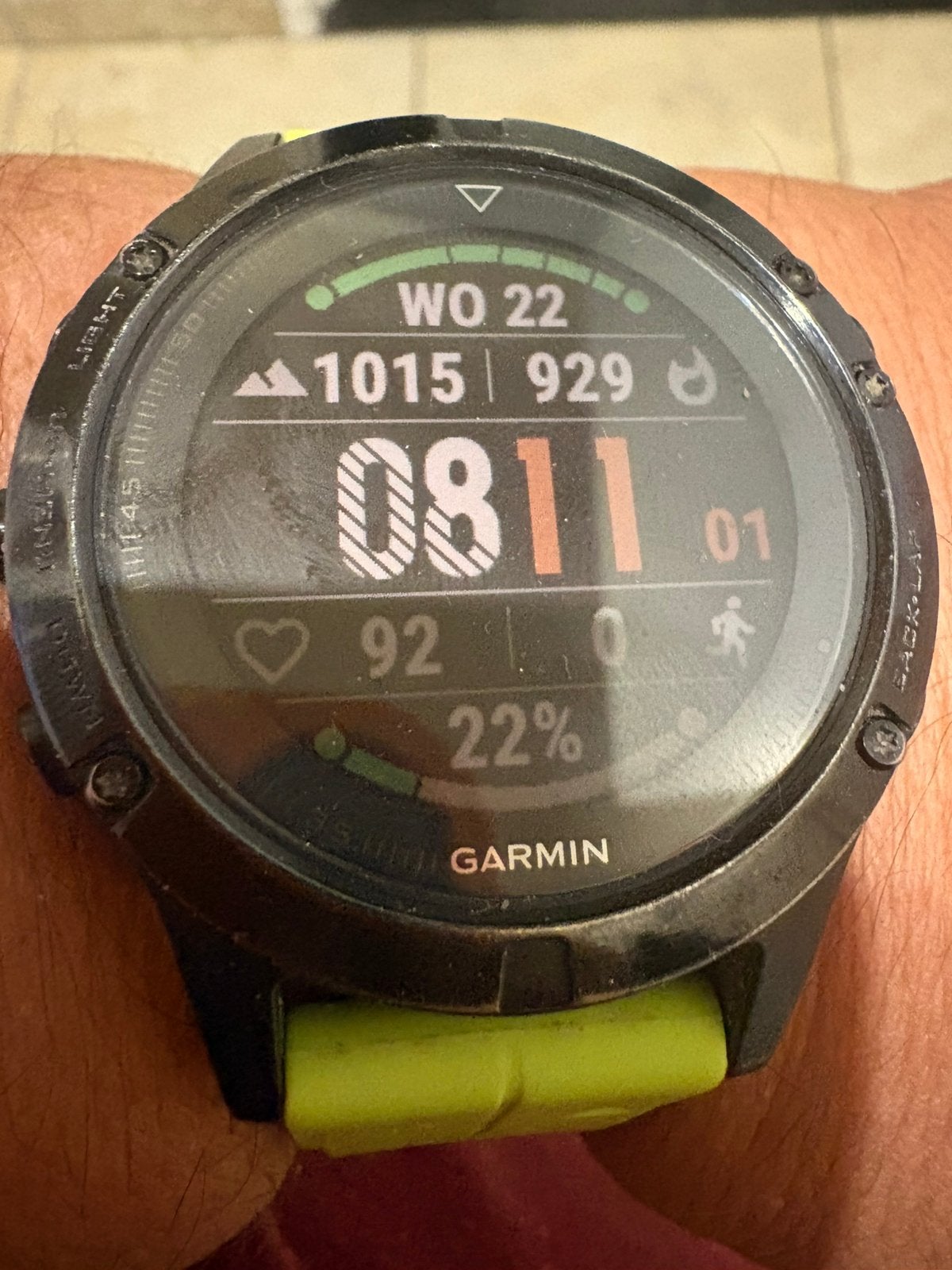 Garmin fenix 5 sapphire maat 47 mm, Handtassen en Accessoires, Sporthorloges, Ophalen of Verzenden, Zo goed als nieuw