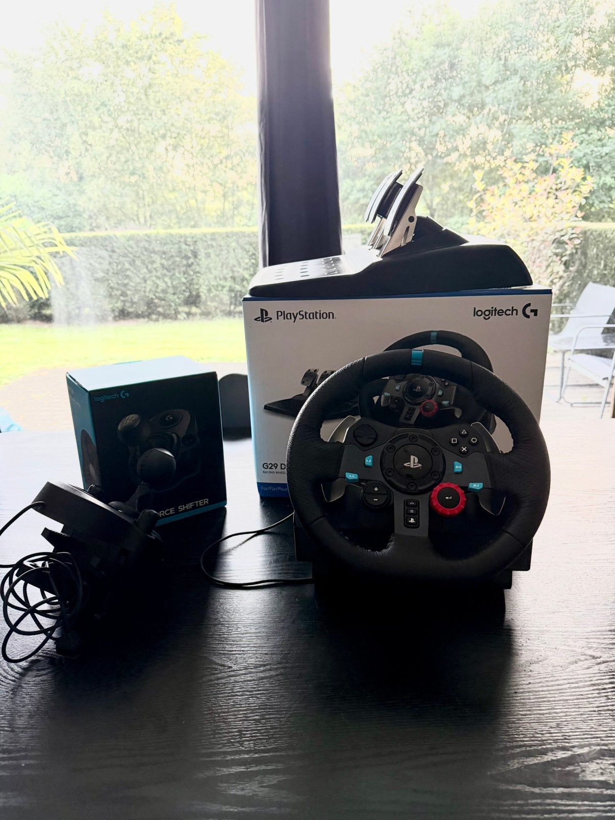 Logitech G29 + pédalier + levier de vitesse, Enlèvement, Comme neuf
