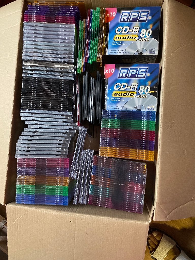 lege cd en dvd hoesjes + SCHIJVEN, Informatique & Logiciels, Enlèvement, Neuf, Autres types