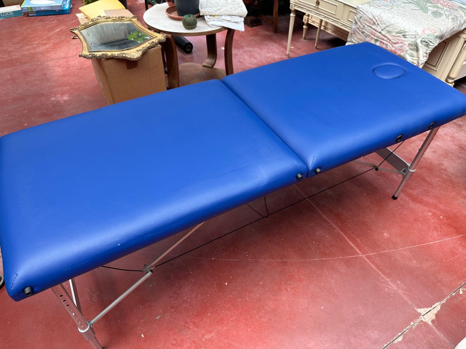 Opklapbare massagetafel, Sports & Fitness, Produits de massage, Enlèvement, Comme neuf, Table de massage