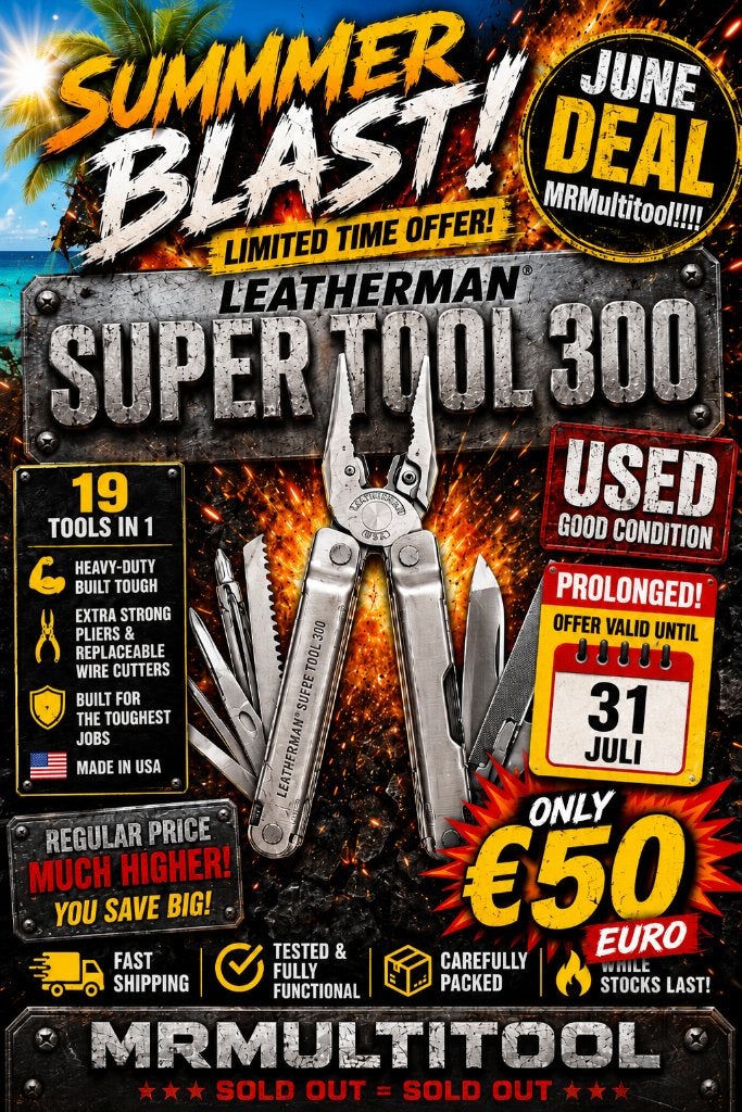 LEATHERMAN SUPER TOOL 300 USED  IN GOEDE STAAT 19, Caravans en Kamperen, Ophalen of Verzenden, Gebruikt