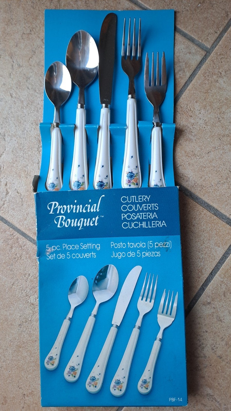 Privincal Bouquet set, Maison & Meubles, Cuisine | Couverts, Enlèvement, Autres marques, Autres types, Autres matériaux