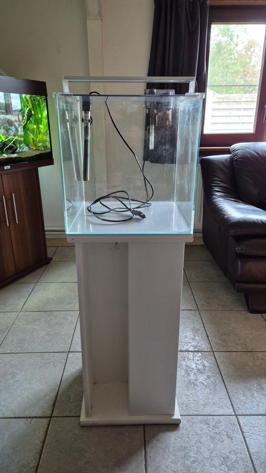aquarium 35cm, Ophalen, Verwarming, Filter, Superfish