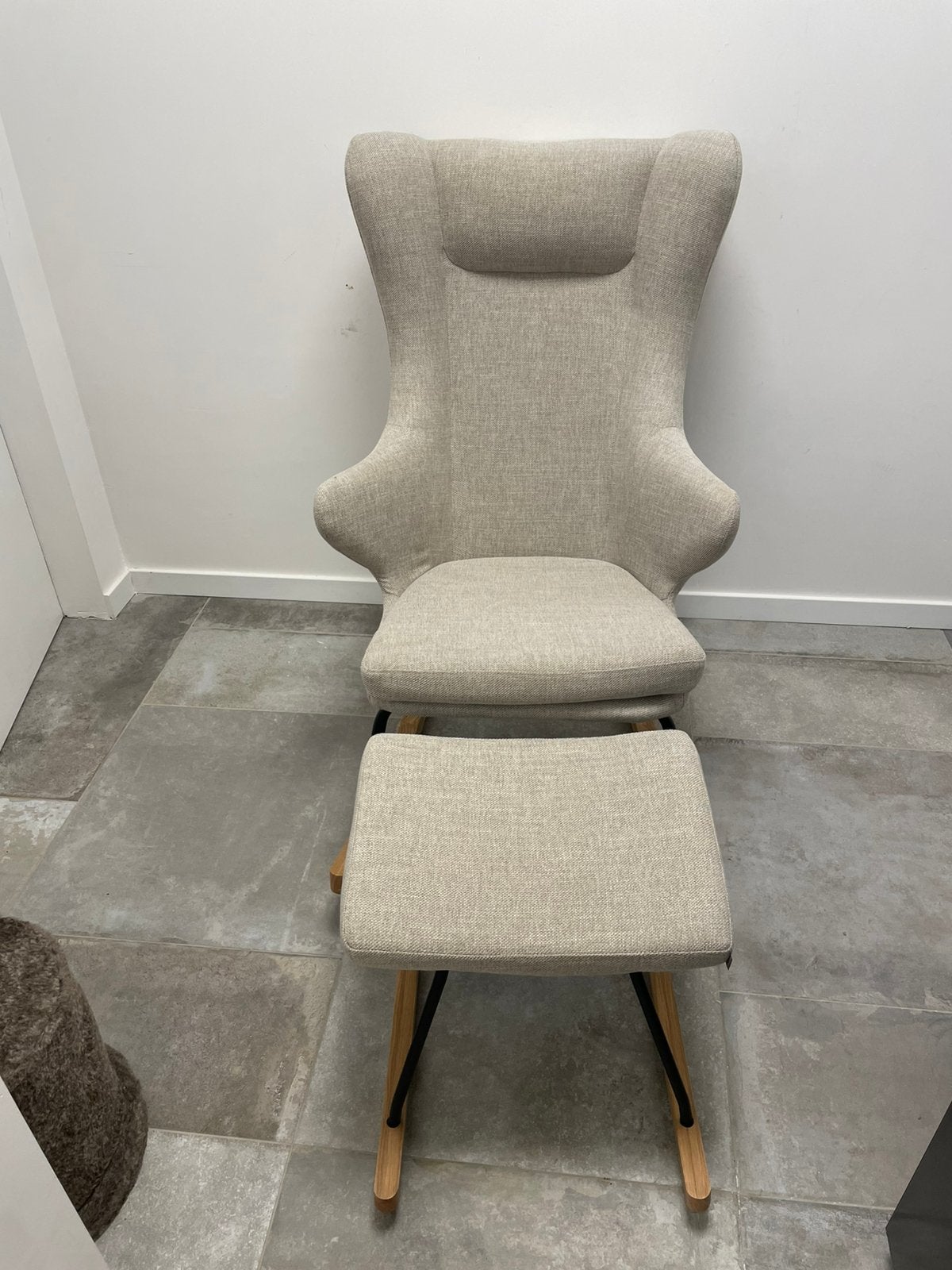 Fauteuil a bascule / rocking chair KWAX, Huis en Inrichting, Fauteuils, Zo goed als nieuw, Ophalen