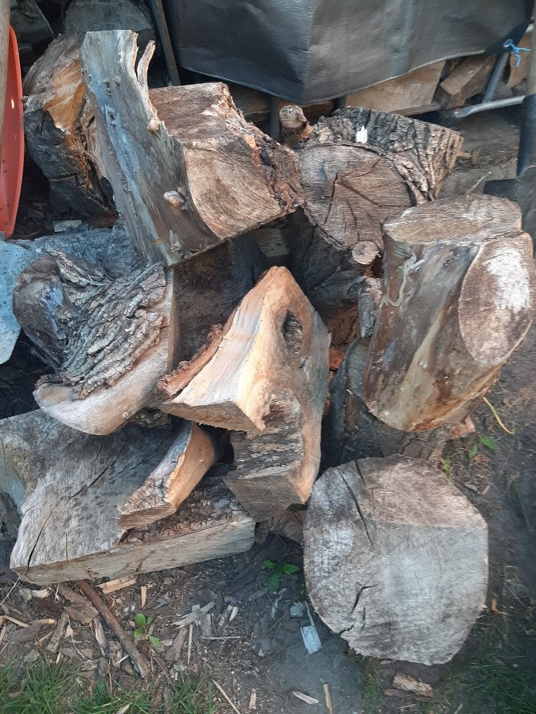 Brandhout wilg, Tuin en Terras, Brandhout, Minder dan 3 m³, Ophalen, Overige houtsoorten, Blokken
