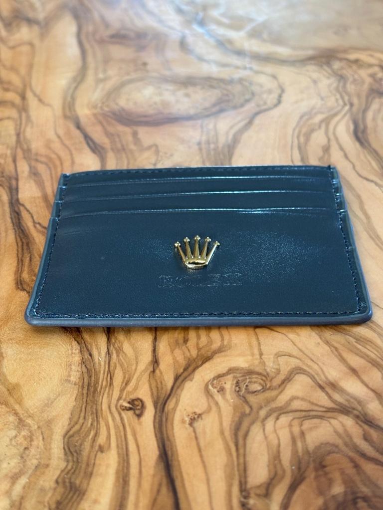 Étui de protection Rolex en cuir bleu (Rare), Enlèvement, Comme neuf, Emballage