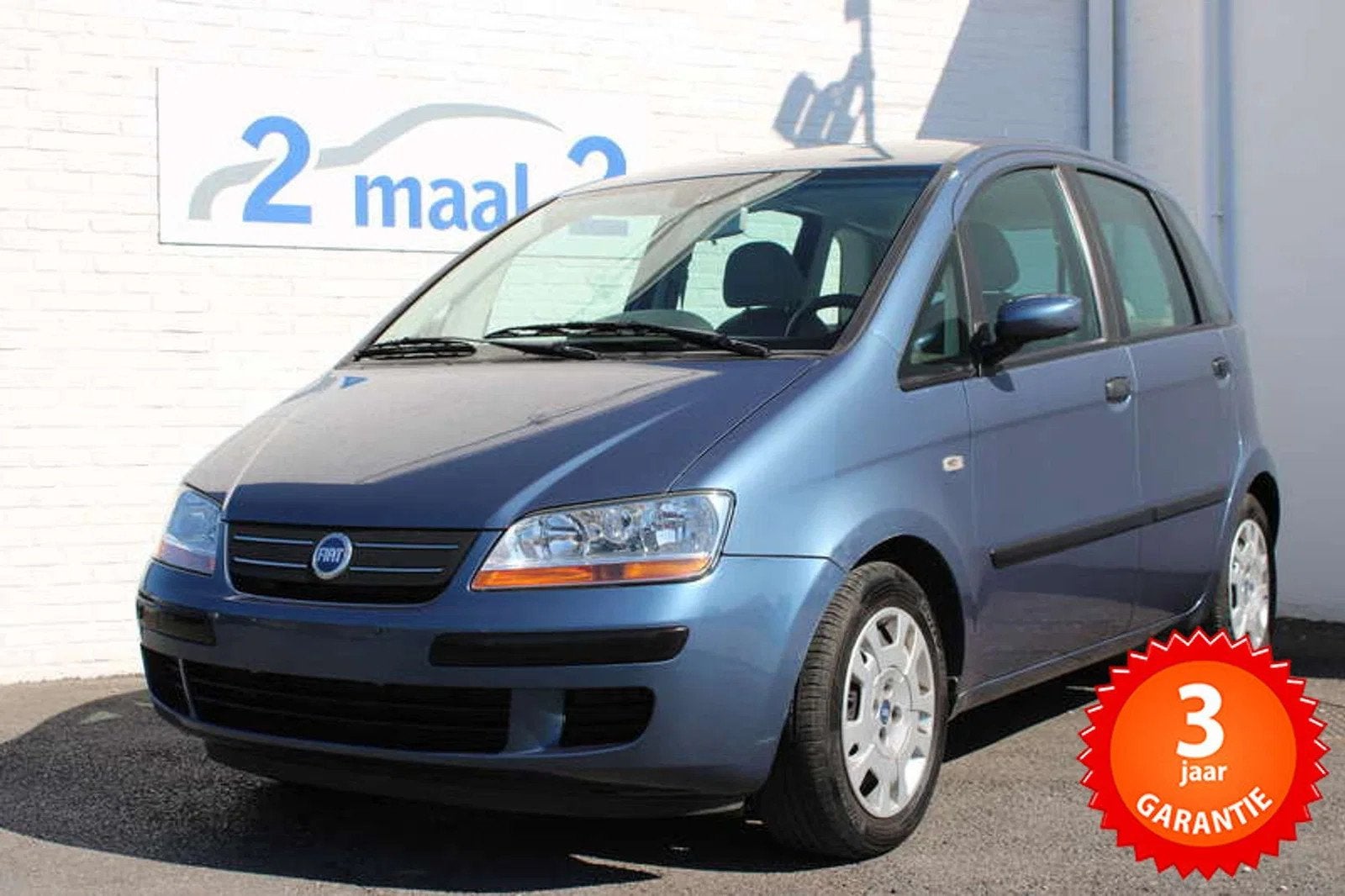 Fiat Idea Idea 1.2i Airco/5Deurs inclusief 3 JAAR garantie, Auto's, Fiat, Stof, Gebruikt, 4 cilinders, Blauw