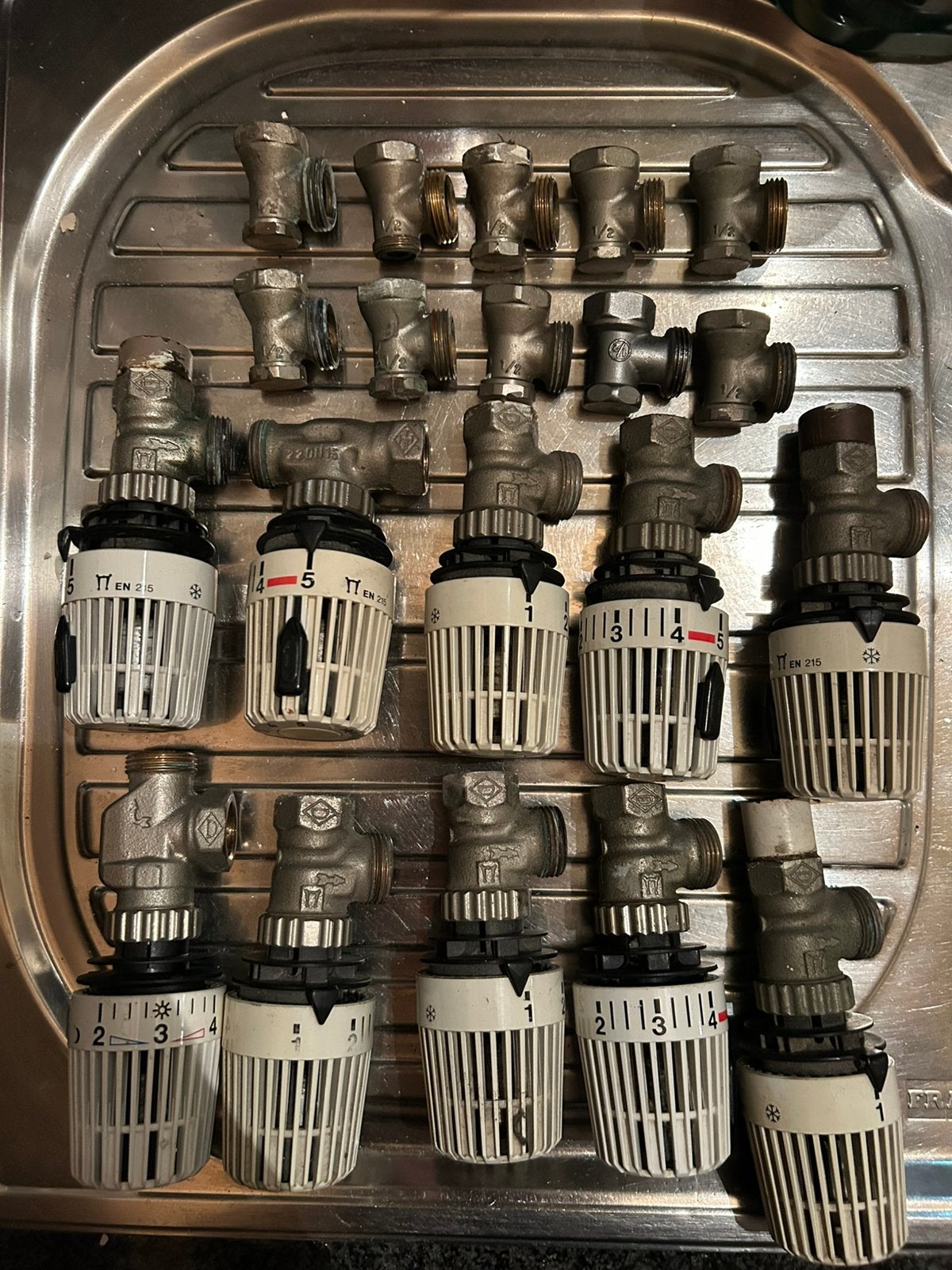 Thermostaatkoppen en thermostatische kranen, Ophalen, Gebruikt