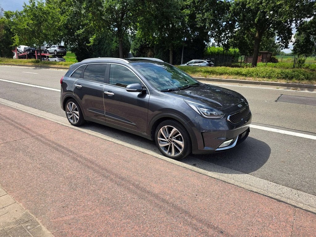 Kia Niro MHEV 1.6 GDi Fusion DCT AUT. 1EIG IN ZEER GOEDE S, Autos, Cuir, Achat, 105 ch, Euro 6