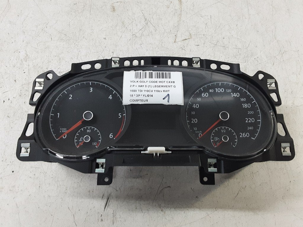 COMPTEUR DE VITESSE Volkswagen Golf VII (AUA) (5G0920860A), Volkswagen, Mevr. I. Hauben, Utilisé, Rue de l'Espoir 34 34
4030  GRIVEGNÉE, BE