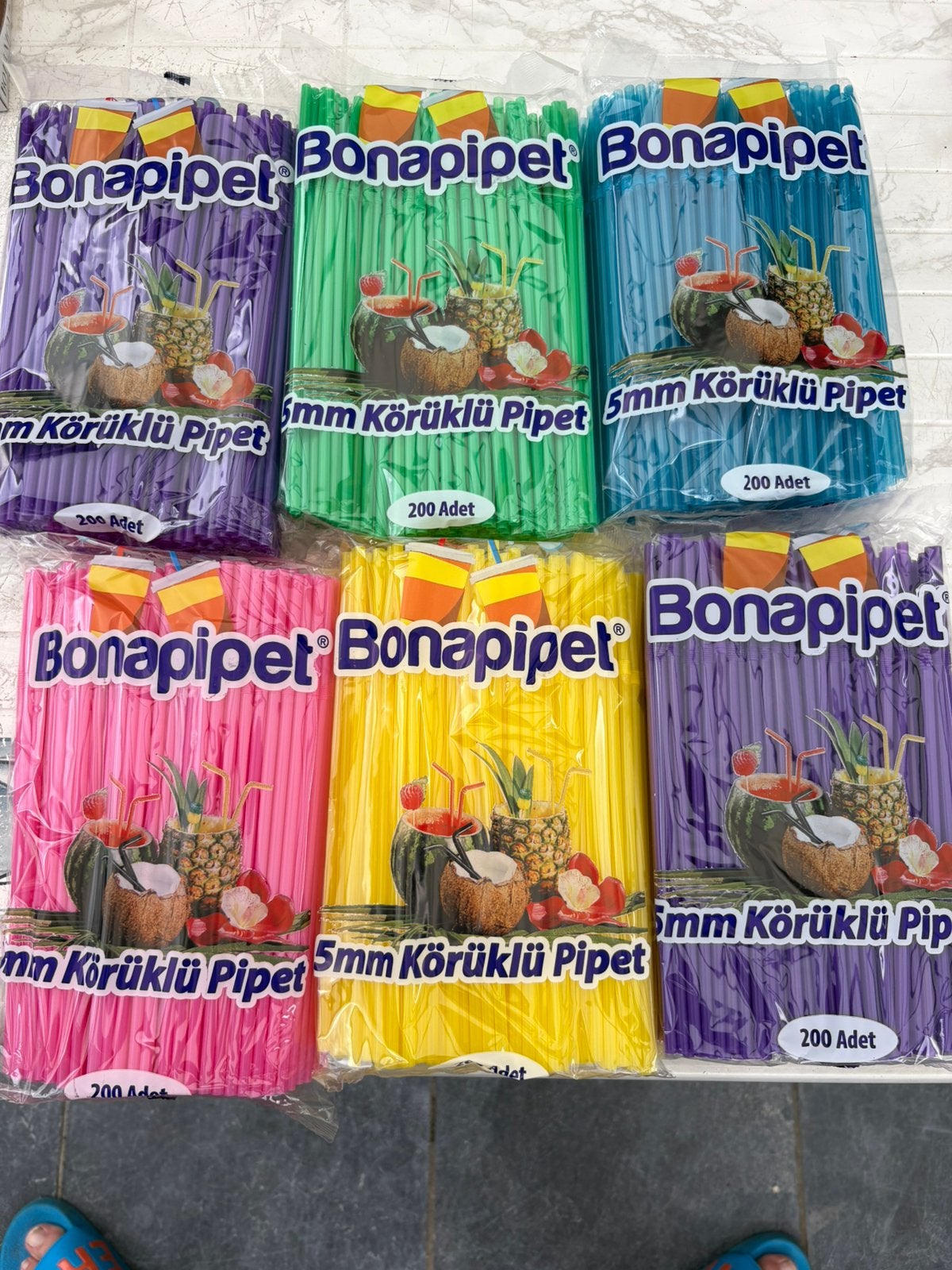 10000 plastic rietjes 50 pakken van 200stuks, Ophalen of Verzenden