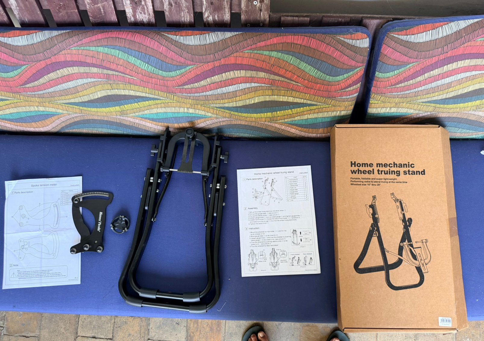 Kit complet d’entretien et dévoilage de roues vélo, Enlèvement, Comme neuf